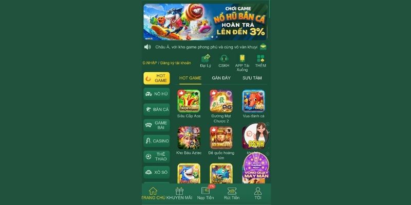 Kho game của HB88 rất chất lượng